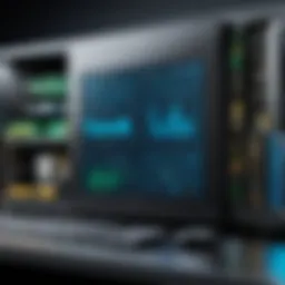 Infographic illustrating the functionality of network monitor appliances