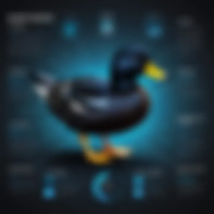 Diagram showcasing the features of Black Duck