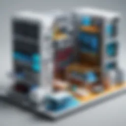 Architectural diagram showcasing PaaS components