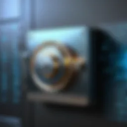 A digital vault protecting passwords
