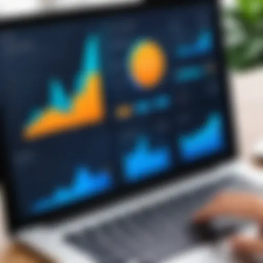 A digital dashboard showcasing rental property analytics