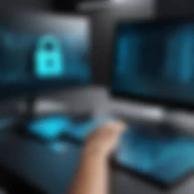 Diagram showing data encryption vs secure wiping