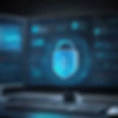 Visual representation of regulatory compliance related to data security