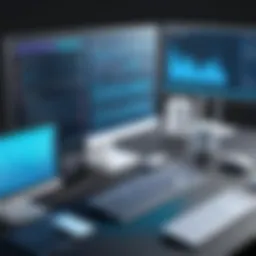 A visual representation of software configuration tools in action