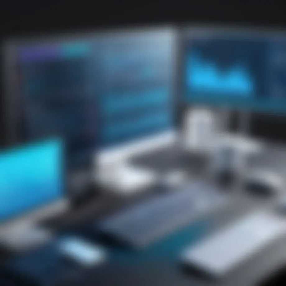 A visual representation of software configuration tools in action