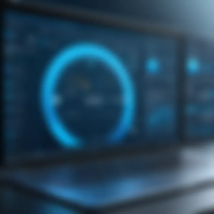 User interface of Blue Yonder software