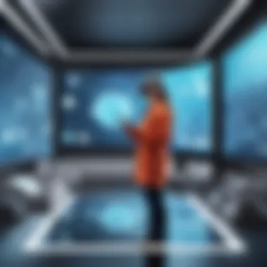 Future of AR Across Industries A futuristic view of augmented reality's impact on various industries