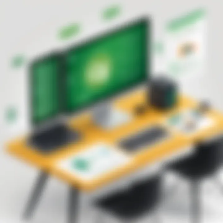 Infographic showcasing user experiences with hosted QuickBooks servers