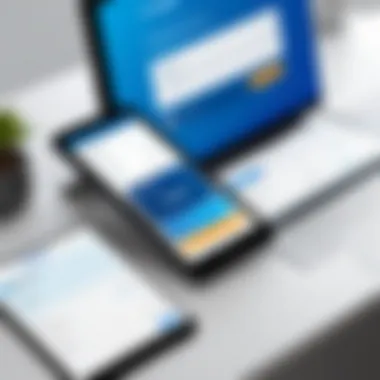 Graphic representation of customizing a PayPal invoice