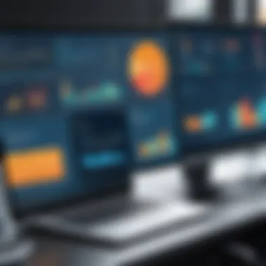 Comparison with Competitors Chart comparing Vantage Point Accounting Software with competitors