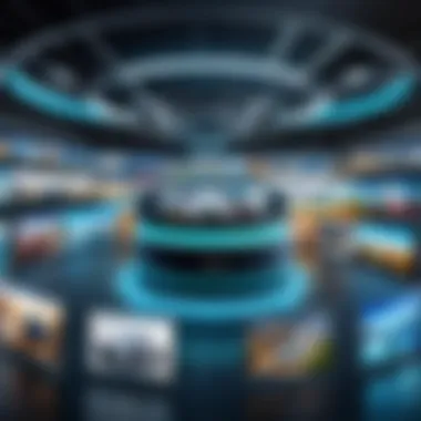Virtual Tours Across Industries A visual representation of diverse industries utilizing virtual tours.