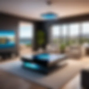 Revolutionizing Real Estate Showings A high-tech virtual reality setup demonstrating a real estate virtual tour.