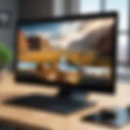 A captivating view of a virtual tour interface showcasing a historical site.