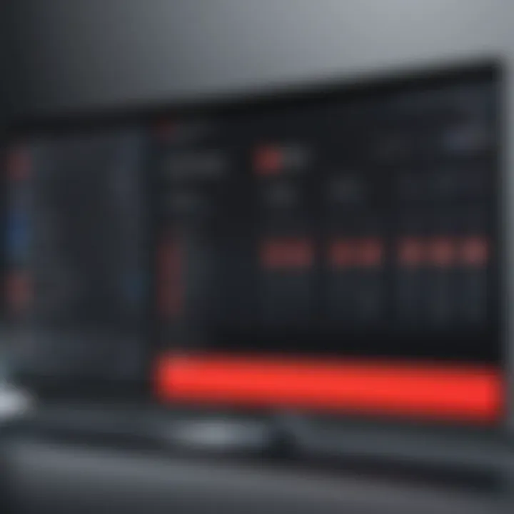 Comparison chart of different streaming software features