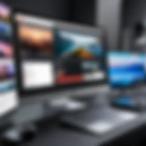User interface of popular live streaming software